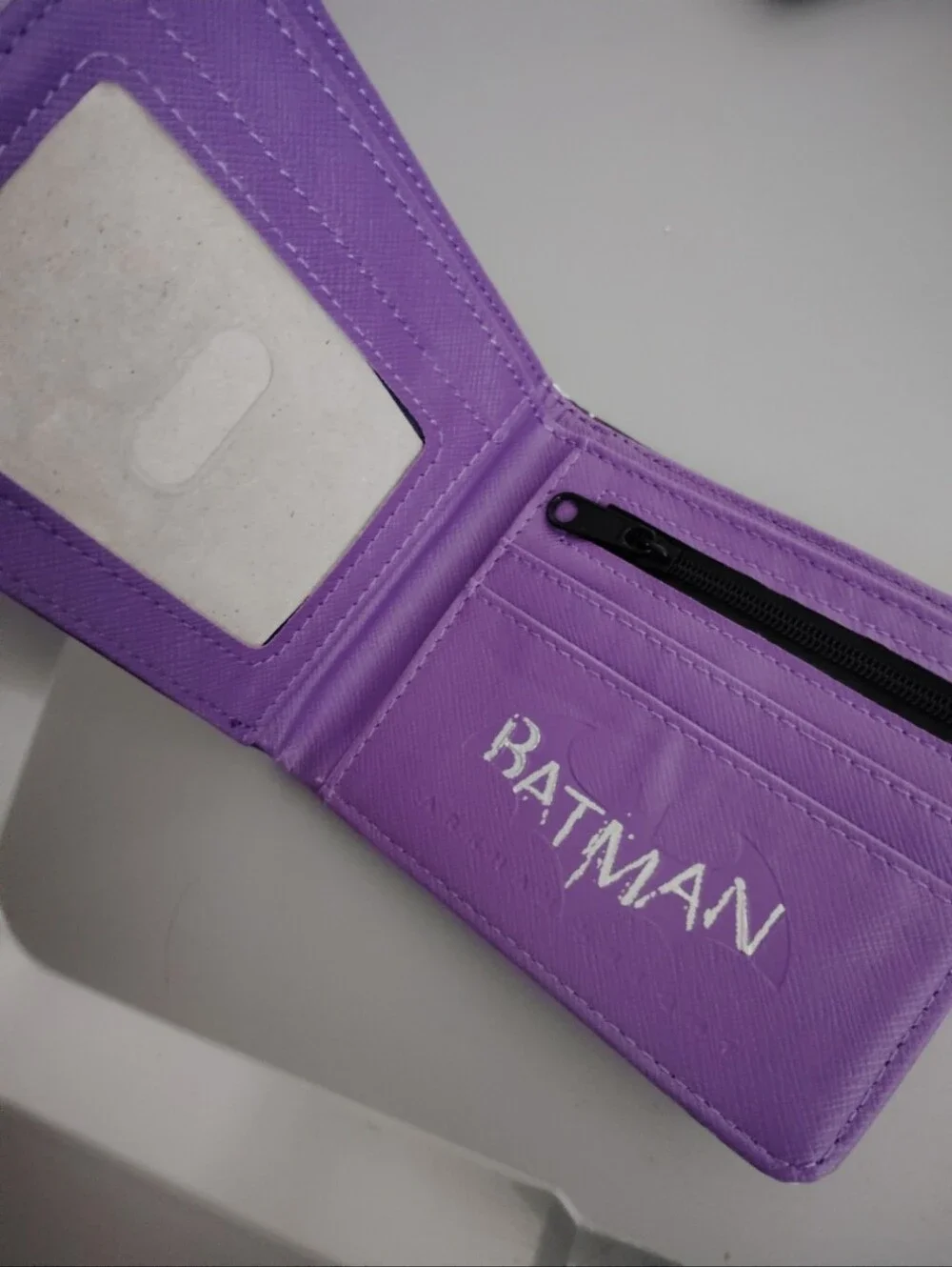 New batman joker dc comic anime manga leather wallet